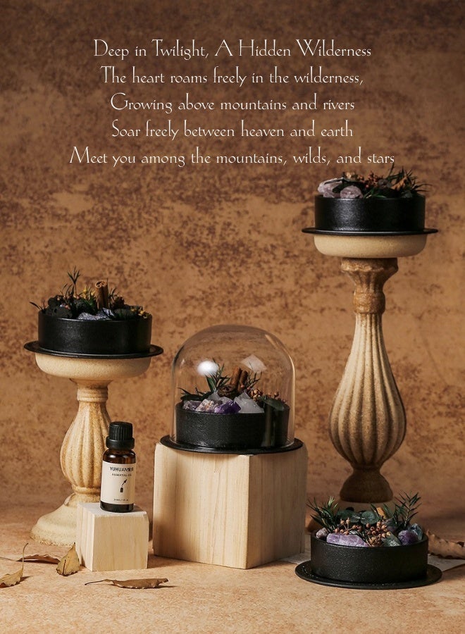 مجموعة هدايا توزيع الحجر البلوري الطبيعي، مجموعة علاج العطور المميزة للديكور المنزلي، هدايا لعيد ميلاد/العطلات - Image 3